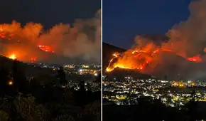 Fuerte incendio forestal arrasa 60 hectáreas cerca de Villa de Leyva, uno de los pueblos más visitados de Colombia