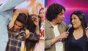 Christian Dominguez sorprende al tocar de más a Tula Rodríguez y ella reacciona: escena se volvió viral en redes