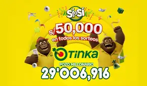 Resultados de La Tinka del domingo 20 de septiembre: números ganadores, premios del Pozo Millonario, boliyapa, S/50.000 y más