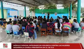 Corte de Lambayeque brinda charla preventiva sobre violencia a padres de familia en JLO Corte de Lambayeque brinda charla preventiva sobre violencia a padres de familia en JLO