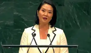 Keiko Fujimori acusa a 'agendas culturales' de generar divisiones entre la población ante Asamblea General de la ONU