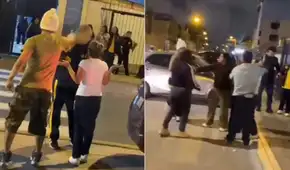Escolares protagonizan violenta pelea en San Borja: adultos intervienen y terminan enfrentándose