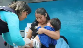 Vacunas infantiles tienen coberturas menores al 65% y segunda dosis contra sarampión llega a 45,1%