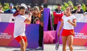 Doble oro para el Perú: Kevin Martínez y Valeria Garcés brillan en paleta frontón en Santa Fe 2026
