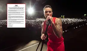 Robbie Williams en Lima: organizadores anuncian reprogramación de su segundo concierto en el Arena 1