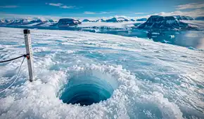 Científicos perforan el hielo de Groenlandia y 13 años después descubren una pérdida alarmante: equivale a un edificio de 3 pisos