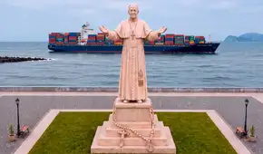 Un legado que permanece: Caja Huancayo financia escultura monumental del Papa León XIV en el Callao