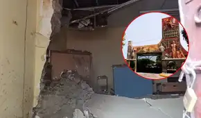 Colapsan pared y techo en la Universidad Nacional de Trujillo ante alerta por lluvias de El Niño