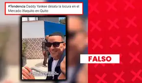 Es falso que Daddy Yankee haya visitado un mercado de Quito: imágenes corresponden a Miraflores en 2025