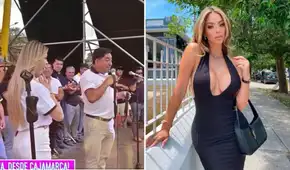 Sheyla Rojas es tratada de la peor manera por amigo de su novio Joaquín Ramírez en escenario de Cajamarca