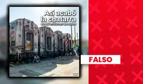 Es falsa la imagen que muestra los trenes de Caltrain como “chatarra” abandonada: fue generada con inteligencia artificial