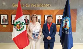 Vicepresidenta del TC Luz Pacheco realizó una visita protocolar al presidente de la Corte Superior de Justicia de Sullana Vicepresidenta del TC Luz Pacheco realizó una visita protocolar al presidente de la Corte Superior de Justicia de Sullana