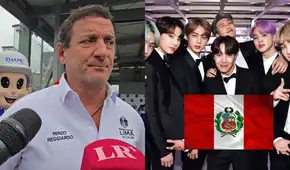 Alcalde Renzo Reggiardo advierte que aún evalúa viabilidad del concierto de BTS en Perú: "Vamos a visitar San Marcos" Alcalde Renzo Reggiardo advierte que aún evalúa viabilidad del concierto de BTS en Perú: "Vamos a visitar San Marcos"