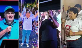 Candidatos a la alcaldía de Lima centraron su cierre de campaña en seguridad