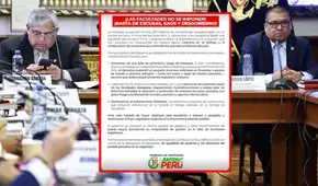 JP acusa al Ejecutivo de usar facultades como "caballo de Troya" y exige archivar el pedido: "Basta de desgobierno" JP acusa al Ejecutivo de usar facultades como "caballo de Troya" y exige archivar el pedido: "Basta de desgobierno"