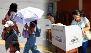 ¿Cómo estará el clima durante las Elecciones 2026? Senamhi prevé lluvias, viento y hasta 35 °C