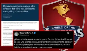 Vidarte sobre el Escudo de las Américas tras detención de fiscal en Bolivia: "Es un instrumento político"