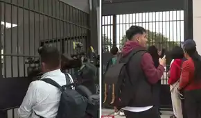 ERM 2026 en San Marcos: puerta principal permaneció cerrada para votar hasta que apareció la prensa