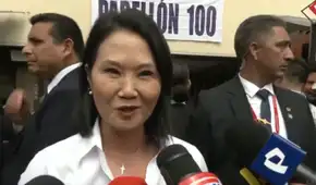 Keiko Fujimori llama a votar por autoridades que trabajen “en conjunto con el Gobierno central”