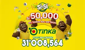 Resultados de La Tinka del domingo 4 de octubre: números ganadores, premios del Pozo Millonario, boliyapa, S/50.000 y más