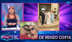 Magaly Medina ‘traiciona’ a su amigo Renzo Costa y expone fotos de su boda secreta con Thalía Alva: “No podía dejar de decirles”