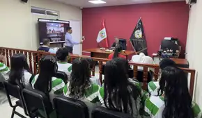 Tumbes: Ruta de la Flagrancia acerca el sistema de justicia a escolares