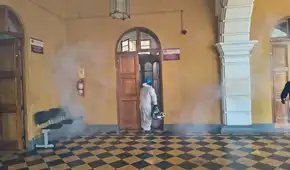La Libertad: Corte fumiga sedes judiciales para reforzar la prevención sanitaria