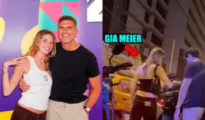 Gia, hija de Marisol Aguirre y Christian Meier, fue captada en estado de ebriedad junto a misterioso joven: "Con las justas podía caminar"