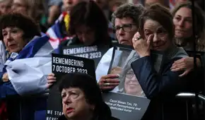Israel conmemora tres años del ataque del 7 de octubre con homenajes, protestas y reclamos contra Netanyahu