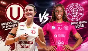 ¿A qué hora juega Universitario vs Sancor Seguros Volei EN VIVO? horarios del partido por la Noche de Las Pumas 2026