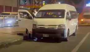 Acribillan a chofer de combi y a su hijo de un año en Mirones Bajo, Cercado de Lima