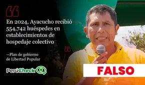 Plan de gobierno de Libertad Popular confunde cifras de arribos de turistas a Ayacucho
