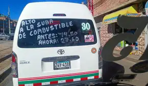 Gremios convocan movilización para exigir que pasaje de transporte público vuelva a S/1 en Puno