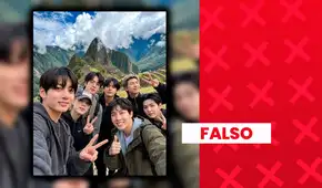 Es falso que BTS haya visitado Machu Picchu durante su visita al Perú: imagen fue elaborada con inteligencia artificial