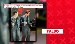 Es falso que BTS haya bailado canciones peruanas en concierto: videos muestran a actores tailandeses durante su visita al Perú en septiembre
