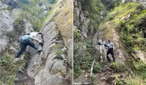 Turista ucraniano queda atrapado en montaña cerca de Machu Picchu: policías logran rescatarlo