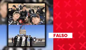 Es falso que BTS haya visitado Huacachina y las Líneas de Nasca durante su estadía en Perú: imágenes fueron generadas con inteligencia artificial