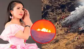 Cantante folclórica Dayan Flor comparte conmovedoras imágenes de cómo quedó Puno tras incendios forestales: “Me duele profundamente”