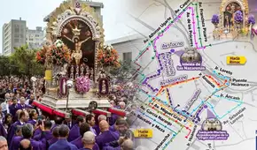MML anuncia desvíos y cierres de calles para la procesión del Señor de los Milagros este domingo 18 y lunes 19 de octubre: ¿cuáles son?