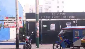 Siete alumnos de colegio en La Victoria amenazaron de muerte a su director y deberán volver a clases bajo vigilancia