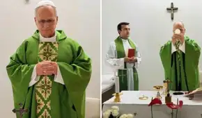 Papa León XIV reaparece tras ser operado de cáncer de pulmón: concelebró una misa en su habitación del hospital Gemelli