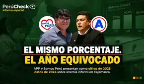 Segunda vuelta en Cajamarca: APP y Somos Perú presentaron cifras equivocadas sobre anemia infantil en planes de gobierno
