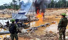 Madre de Dios: PNP destruye equipos de minería ilegal valorizados en más de S/1,3 millones Madre de Dios: PNP destruye equipos de minería ilegal valorizados en más de S/1,3 millones