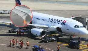Ala de avión se incendia antes de despegar a Piura en el aeropuerto Jorge Chávez: pasajeros fueron desembarcados