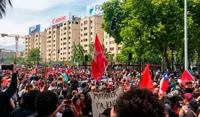 Gobierno de Chile revela la detención de 110 personas tras protestas por aniversario del estallido social de 2019