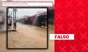Es falso que fotos de inundaciones en Chulucanas correspondan a las lluvias del 20 de octubre: son de 2019 Es falso que fotos de inundaciones en Chulucanas correspondan a las lluvias del 20 de octubre: son de 2019