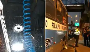 Chofer de bus de 'Nuevo Perú' salva de morir tras ataque a balazos en Vía de Evitamiento Chofer de bus de 'Nuevo Perú' salva de morir tras ataque a balazos en Vía de Evitamiento