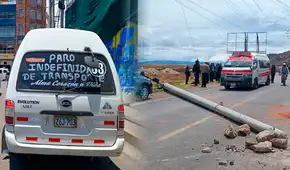 Transportistas acatan paro de 24 horas y mantienen pedido de subir el pasaje a S/1,50 en Puno