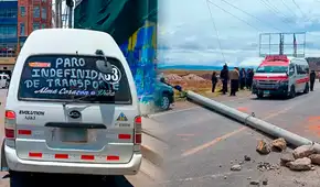 Transportistas acatan paro de 24 horas y mantienen pedido de subir el pasaje a S/1,50 en Puno