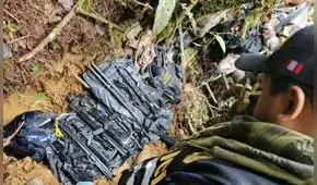 Incautan fusiles de guerra, municiones y explosivos a la red criminal Los Lobos II